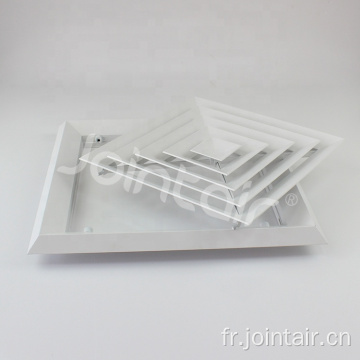 Diffuseur de plafond du plafond de bord d&#39;extrusion de ventilation